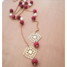 KO-1023 / Collar bañado Oro 18k